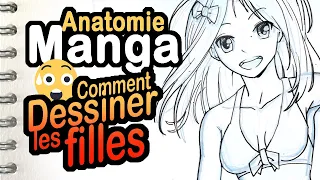 Comment DESSINER le CORPS d'une FILLE MANGA