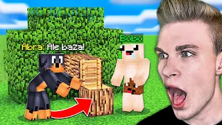 UKRYTA BAZA w DRZEWIE w Minecraft! / Bobo