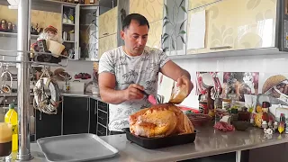 Turkey cooking. Fast and Easy recipe for Dinner | GEORGY KAVKAZ