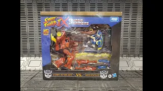 Transformers Streetfighters Crossover Ken and Chun Li Review