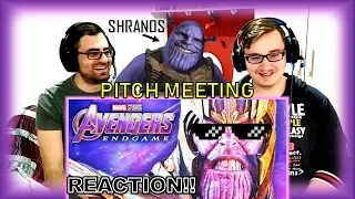 An AVENGERS ENDGAME Pitch Meeting REACTION!! 😂😂