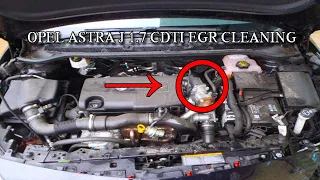 OPEL ASTRA J 1.7 CDTI EGR CLEANING / ČIŠĆENJE EGR-A NA OPEL ASTRI J 1.7 CDTI