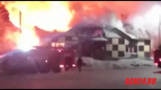 В Соловьевске сгорел магазин