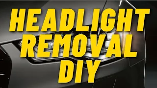 C7 Audi A6/A7 Headlight Removal DIY | 2012-2018