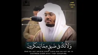 |وذكر بالقرآن| " واصبر وما صبرك الا بالله " - سورة النحل - القارئ الشيخ د. ياسر الدوسري