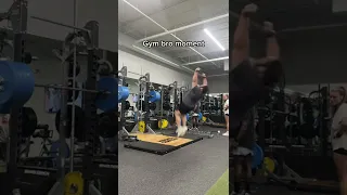 The ultimate gym bro moment