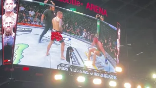 Connor McGregor Ankle / Leg Break At UFC 264 Slow Motion