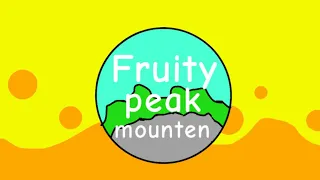 Fruity peak mountain