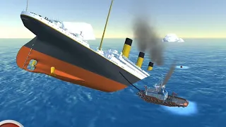 Titanic Real Sinking - Ship Mooring 3D