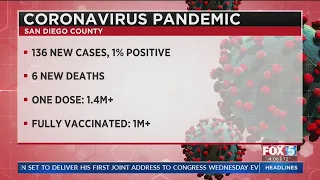 More Than 1 Million San Diegans Now Fully Vaccinated From COVID-19