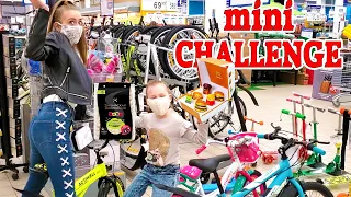 24 ЧАСА ПОКУПАЕМ Только МИНИ Продукты Лика vs Милана  mini CHALLENGE