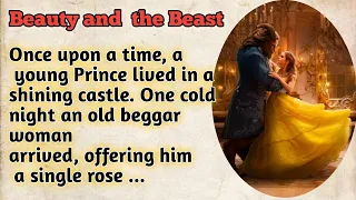 learn english through story beauty and the beast (level 1)||Beauty and the beast story Read aloud