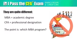 MBA vs CFA: is Finance Degree better than Certification?