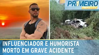 Influencer Luvian Rufo morre após bater carro em carreta | Primeiro Impacto (16/04/24)