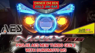 Single projie aes new turbo gen 2 with duromoto M5 nmax old @aderiyan29