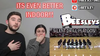 BRITISH COUPLE REACTS | US MARINE CORPS SILENT DRILL PLATOON (INDOOR VERSION)