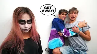 SCARY Halloween Prank on my Boyfriend's ENTIRE FAMILY!