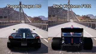 NFS Payback - Pagani Huayra BC vs Beck Kustoms F132 - Drag Race