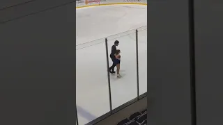 This was my first skating dance.