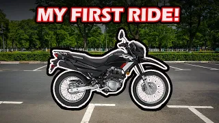 FIRST MOTORCYCLE RIDE | POV | 2023 HONDA XR150L