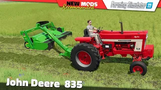 FS22 | John Deere 835 - Farming Simulator 22 New Mods Review 2K60