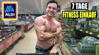 Mein echter 7 Tage Fitness Einkauf für Muskelaufbau | Gesund & Günstig bei Aldi