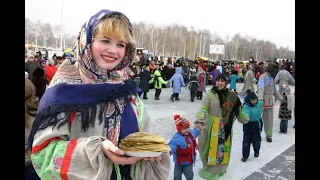 Флэшмоб пенсионеров на масленице !!!