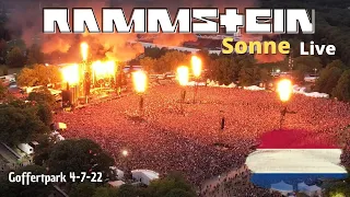 Rammstein - Sonne LIVE! Amazing Drone View - European Stadium Tour - Goffertpark Nijmegen 4-7-2022