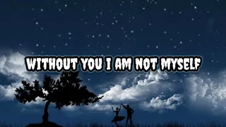 jony ;- without you I am not myself /Без тебя я не я