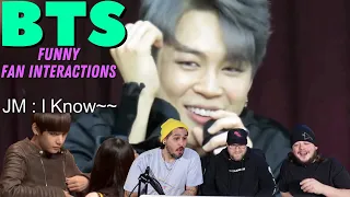 BTS Funny Interactions with Fans REACTION