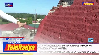 Tore ng Santa Monica Paris sa Angat, Bulacan nasira matapos tamaan ng kidlat | 12 August 2022