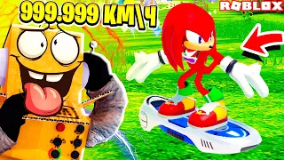 ЭВОЛЮЦИЯ НАКЛЗ В СИМУЛЯТОР СКОРОСТИ СОНИКА! НУБ И ПРО ВИДЕО ROBLOX Sonic Speed Simulator