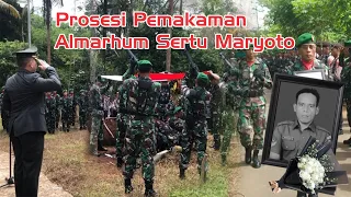 Prosesi Pemakaman Almarhum Sertu Maryoto