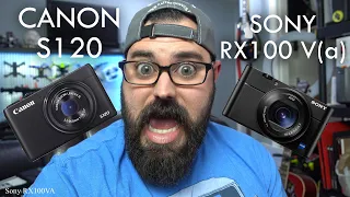 Sony RX100 V VS. Canon S120 - First Impressions and Major Differences!
