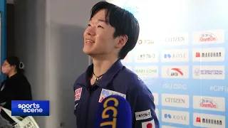 Japan's Yuma Kagiyama mixed zone post-match interview at GP Final｜Short Program｜Figure Skating｜鍵山優真