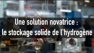 "Le principal avantage du stockage solide de l'hydrogène, c'est la sécurité"