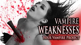 VAMPIRE WEAKNESSES - Your Vampire Project