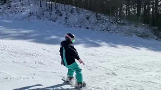 Ally滑雪初體驗Day2落葉飄解鎖