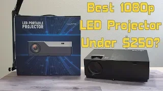 Jimtab M18 Best 1080p LED Projector under $250? - Unboxing and Review