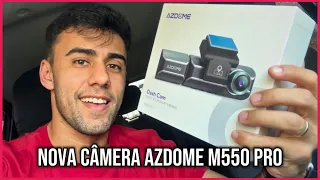 🟡 (muito completa) NOVA CÂMERA de SEGURANÇA VEICULAR AZDOME M550 PRO para Uber, 99pop e Indriver