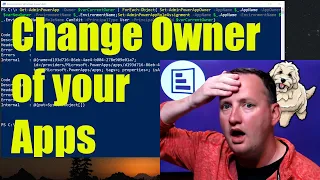 Power Apps change the app owner with PowerShell
