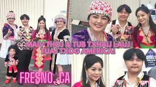 Mini Interview with Maiv Thoj & Tub Txhaij Lauj | Tham Nrog Maiv & Txhaij Tom Fresno, USA