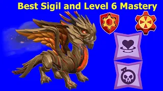 Best Sigil and Level 6 Mastery for Lignorum Dragon-Dragon mania Legends |  402/500 Magma Lepus Piece