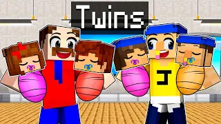 Jeffy & Marvin ADOPT TWINS in Minecraft!