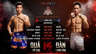 CC21  VÕ CAO QUẢ vs LANG VĂN ĐÀN