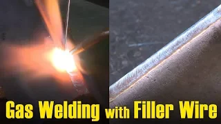 🔥 Gas Welding with Filler Wire