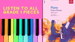 NEW GRADE 1 PIANO ABRSM | LISTEN TO ALL 9 PIECES 2021-2022