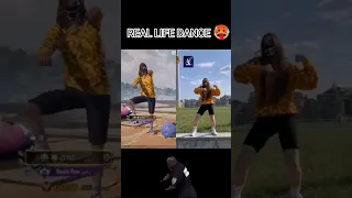 Pubg real life emotes 😍||Girl dance pubg emotes #shorts