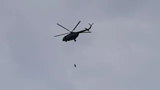 Spašavanje helikopterom u Omišu