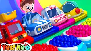 Cars Rescue | Car Garage Adventure | Learn Colors | Nursery Rhymes & Kids Songs | Yes! Neo